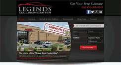 Desktop Screenshot of legendscollisioncenter.com