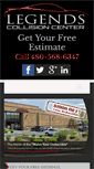 Mobile Screenshot of legendscollisioncenter.com